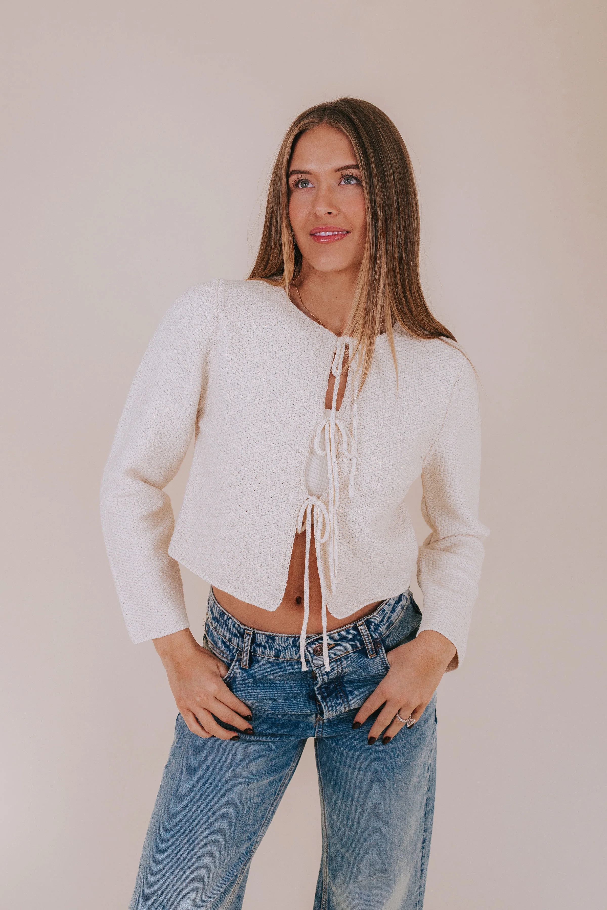 Tie It In A Bow Cardigan - Image 3
