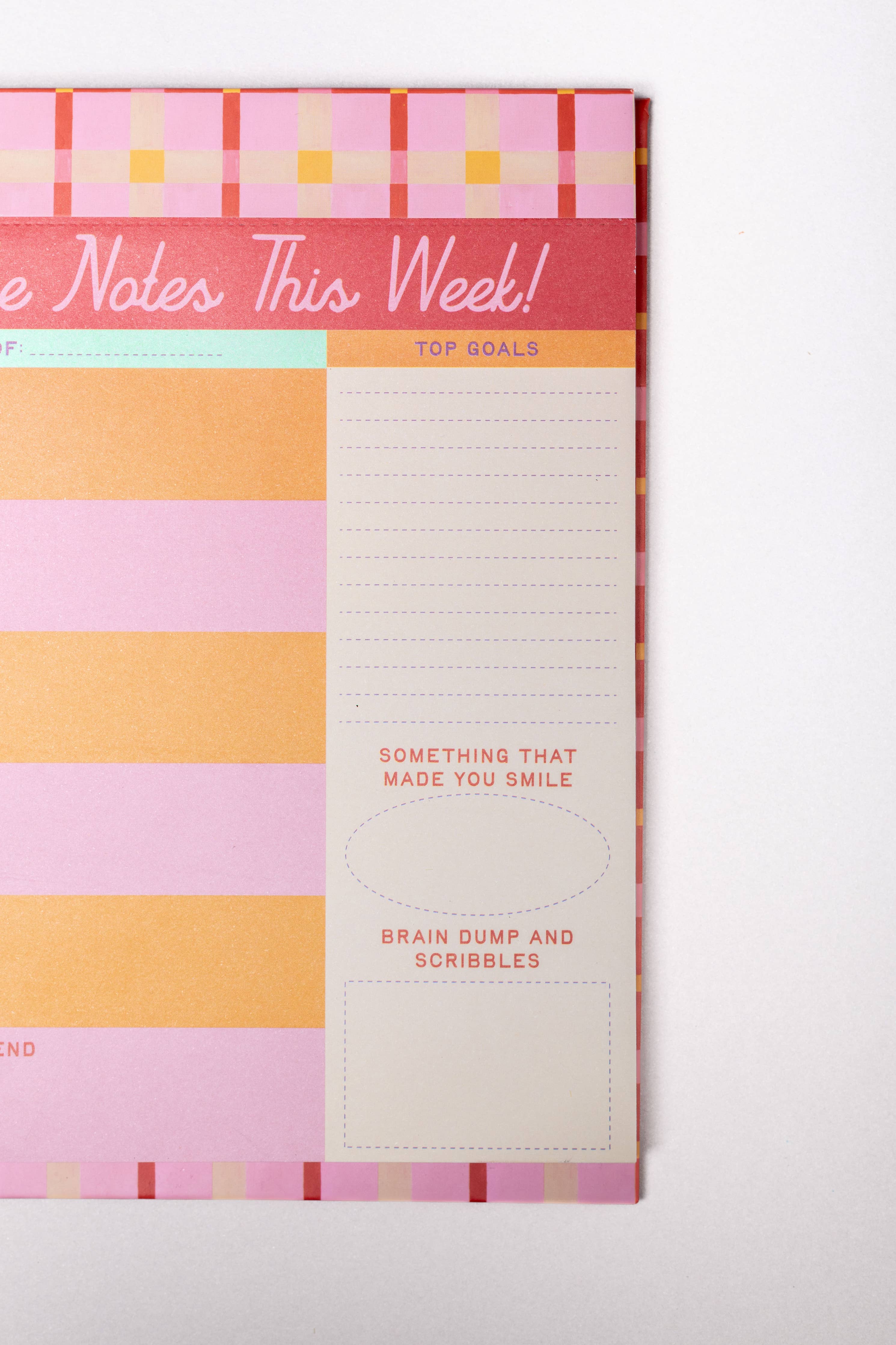 BANDO - Week to Week Desk Planner, Take Notes This Week - Image 4