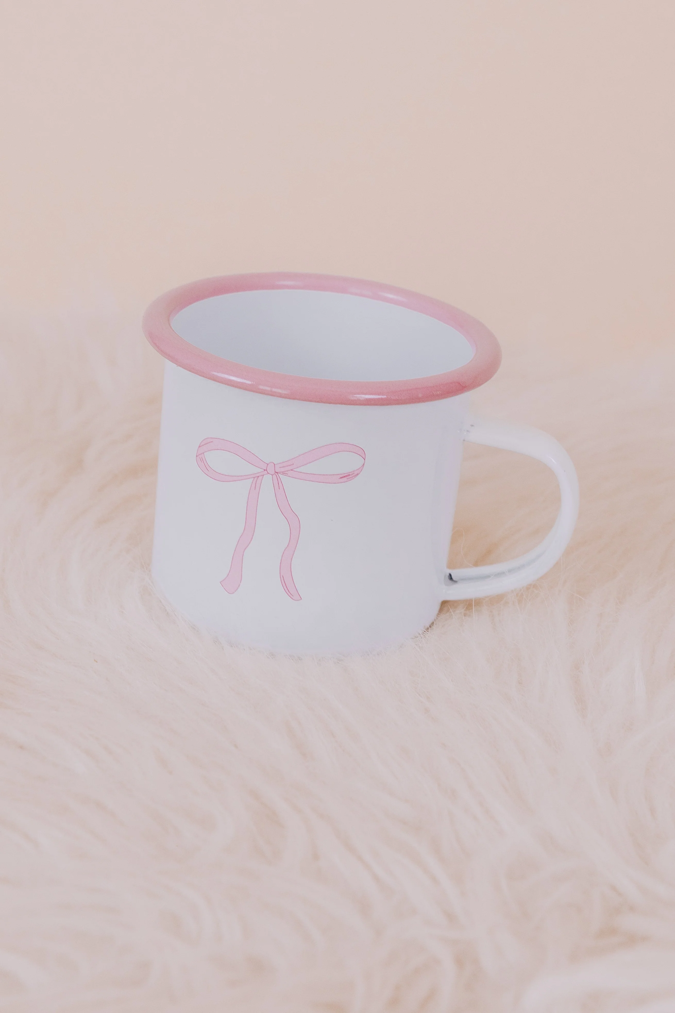 White Mug With Bow - Image 2